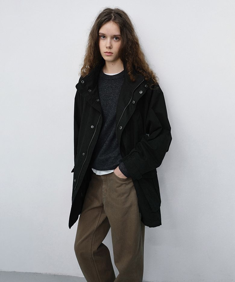 UNISEX MODERN FIELD JACKET_UDJU6C109_BLACK