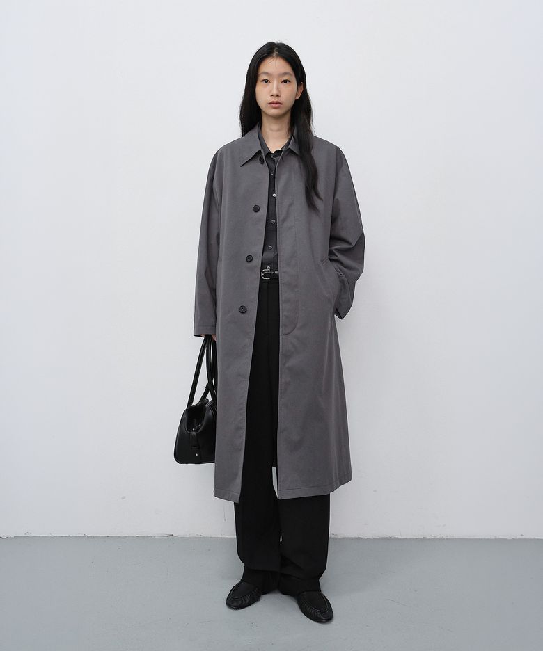 UNISEX REFINED MAC COAT_UDTR6C102_ASH GREY