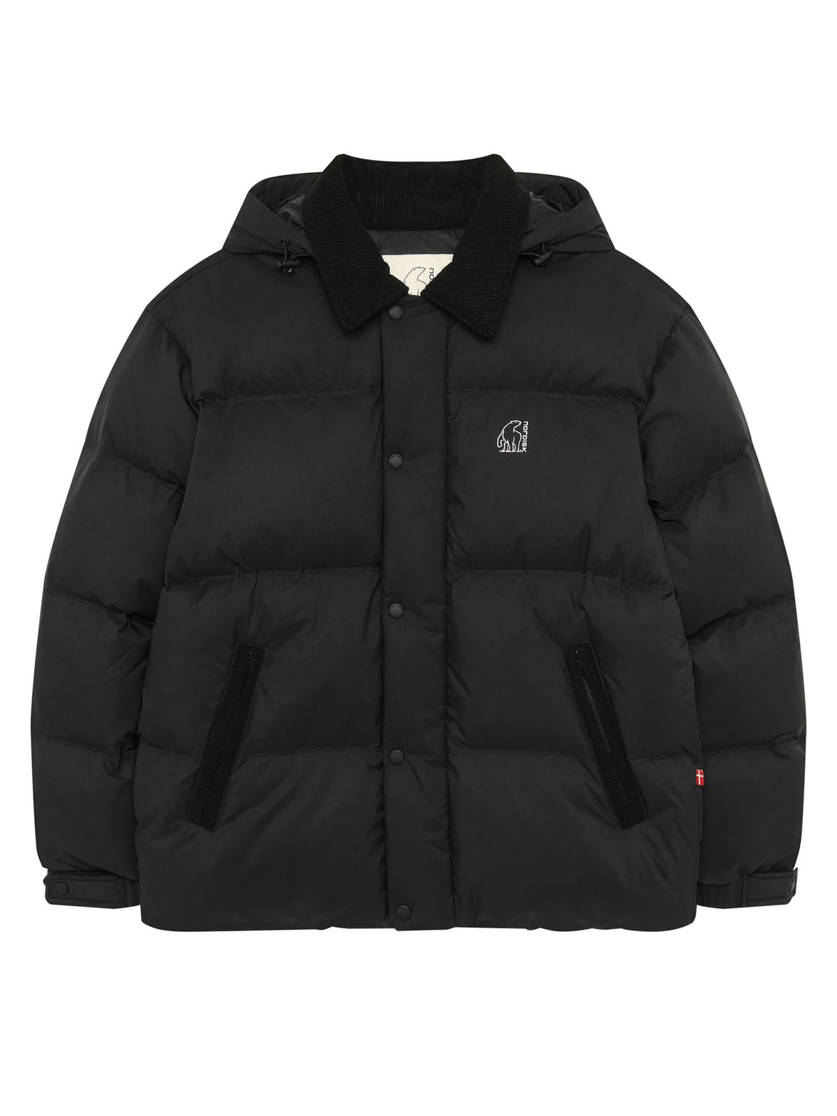 노르디스크(NORDISK) 올보르 DRY 크리스탈다운 후디 점퍼 - M_Black OMW26517Z1