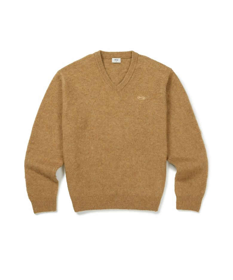SUNDAY V-NECK KNIT (CAMEL)