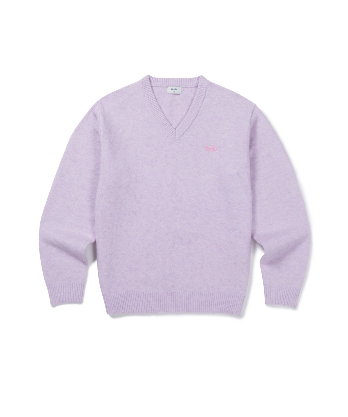 엠엠엘지(MMLG) SUNDAY V-NECK KNIT (LAVENDER)