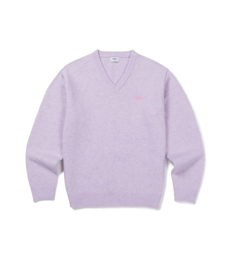 SUNDAY V-NECK KNIT (LAVENDER)