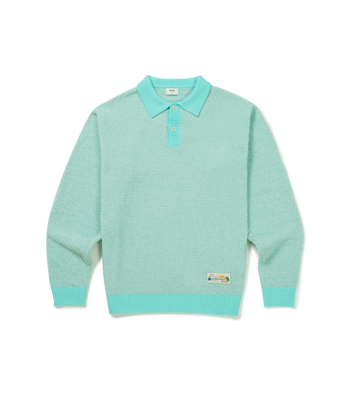 엠엠엘지(MMLG) HALO COLLAR KNIT (GREEN)