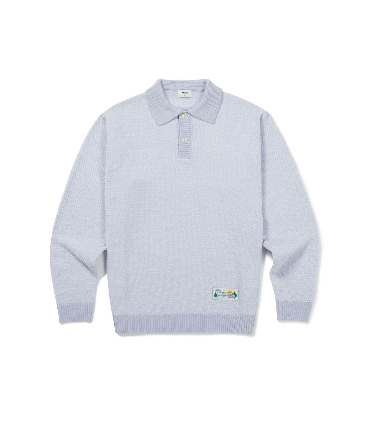 엠엠엘지(MMLG) HALO COLLAR KNIT (PURPLE)