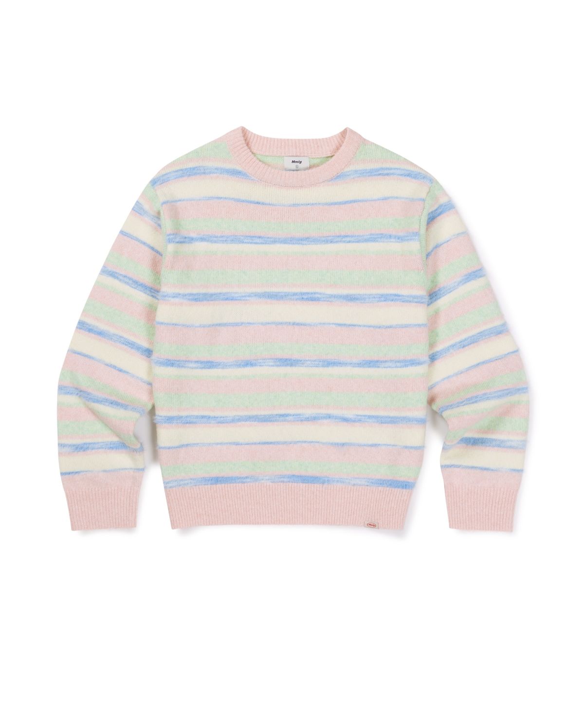 엠엠엘지(MMLG) PALETTE STRIPE KNIT (PINK)