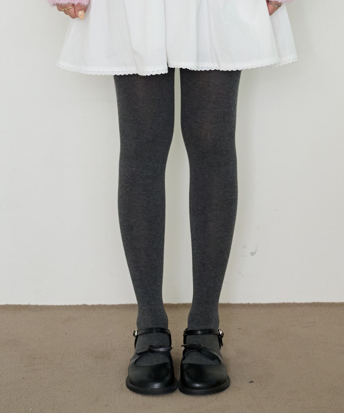 핑크파인애플(PINK PINEAPPLE) BRISK DAY BASIC STOCKING_CHARCOAL