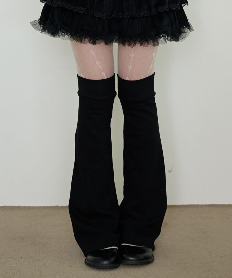 BUDDY LOOSE LEG WARMER_BLACK