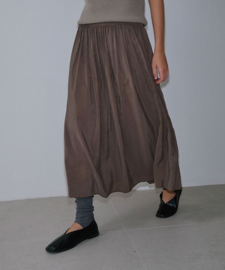 Oad Long Skirt (Brown)