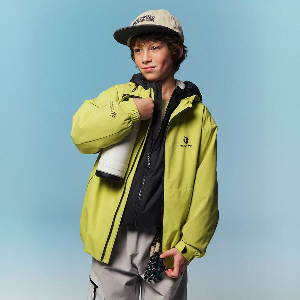 블랙야크 키즈(BLACK YAK KIDS) [GORETEX WINDSTOPER] 에어브레스 쉴드 자켓_LM