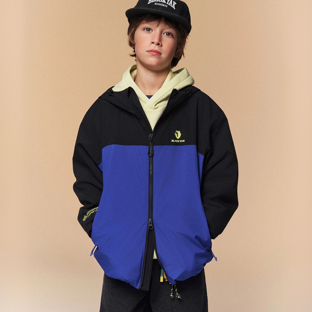 블랙야크 키즈(BLACK YAK KIDS) [GORETEX WINDSTOPER] 에어브레스 블록 자켓_CB