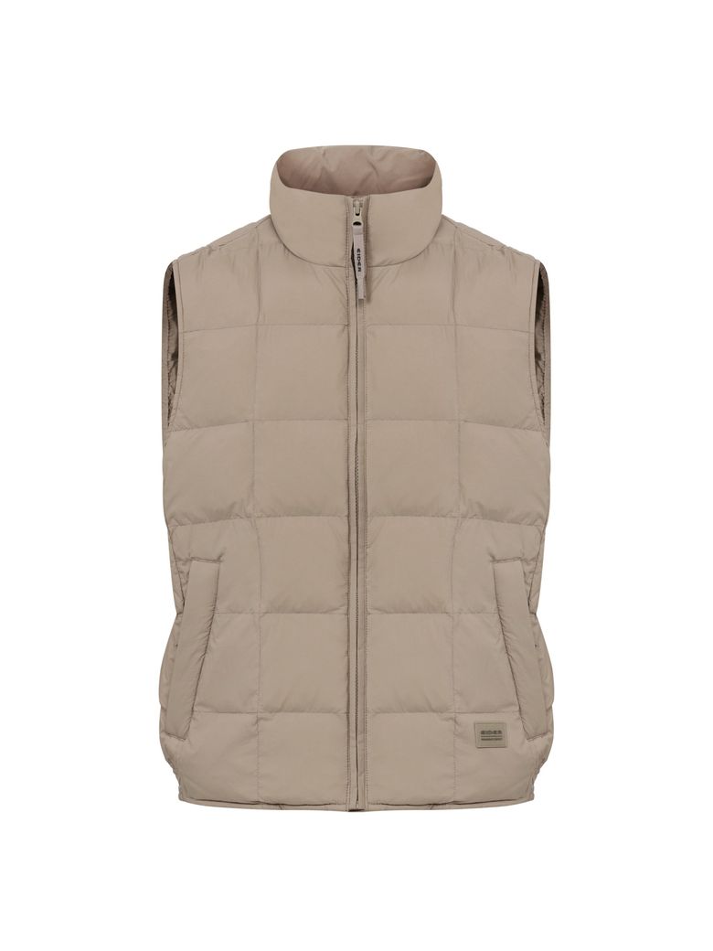 THERMOLOCK (써모락) 남성 경량 스탠넥 다운 베스트_MID BEIGE_DMU26641JL