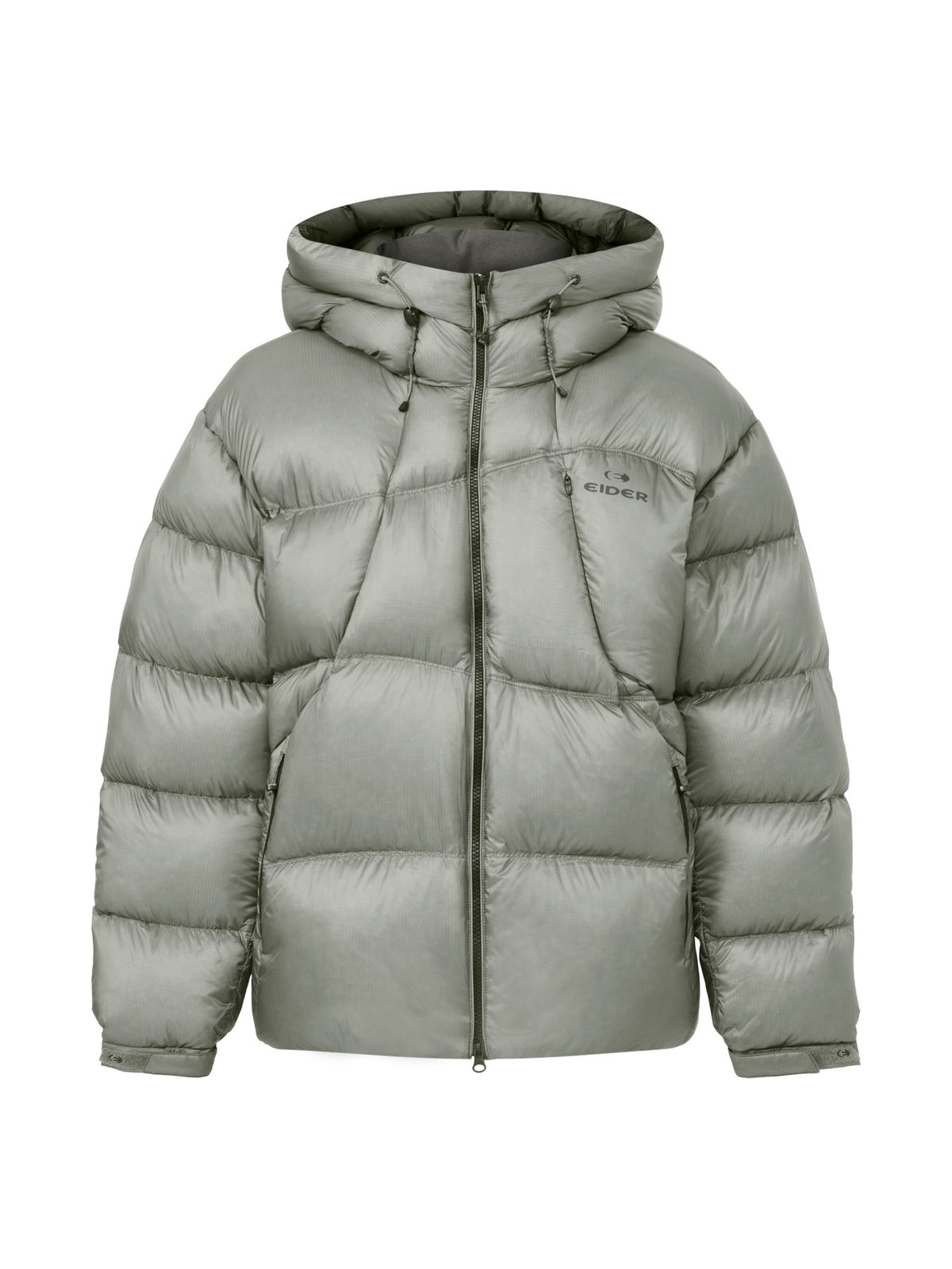 아이더(EIDER) GRATINUM (그래티넘) 남성 후디드 푸퍼 구스 다운 자켓_P/KHAKI_DMW265111K