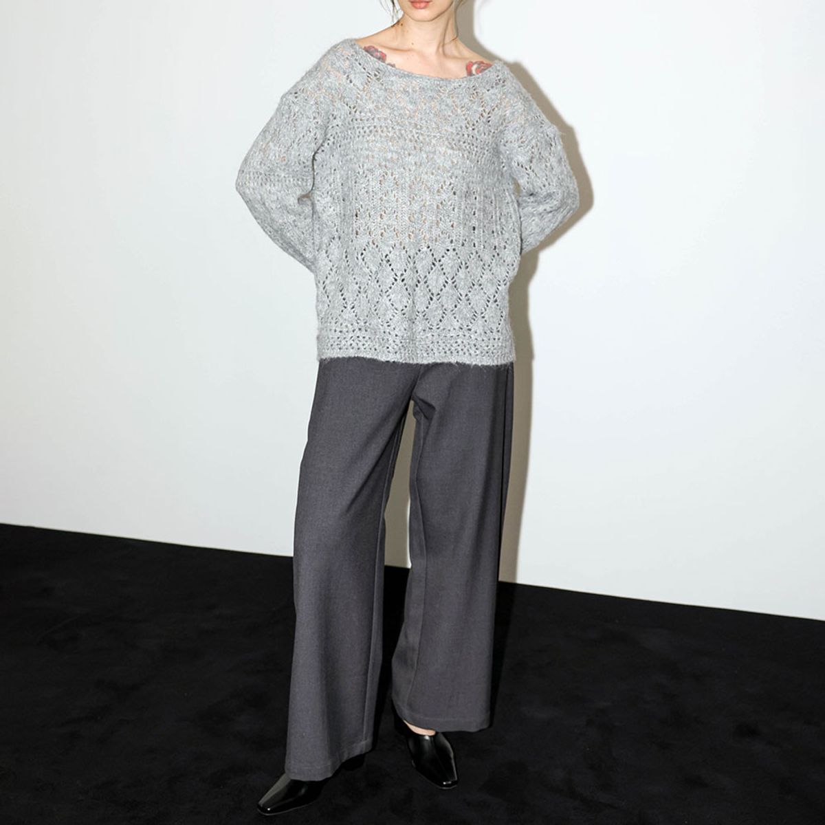 웬스데이딜라잇(WEDNESDAY DELIGHT) WD_Tailored wide pants