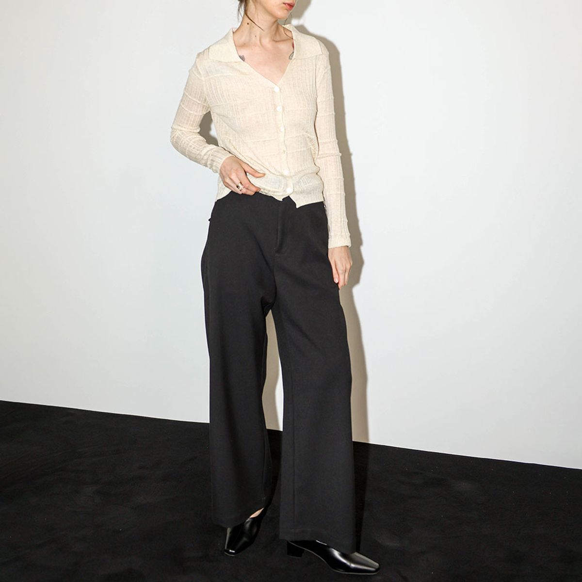 웬스데이딜라잇(WEDNESDAY DELIGHT) WD_Full length wide pants