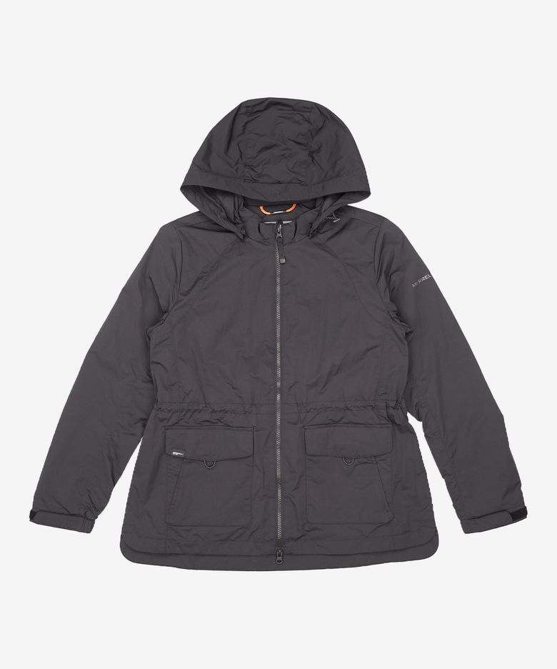 [WOMEN] 라이프 긴기장 방풍 자켓 BLACK S