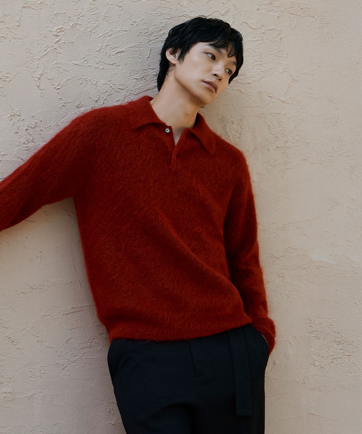 지이크 서촌 하우스(SIEG SEOCHON HAUS) [Men] Mohair Polo Knit (PPUCX8307)