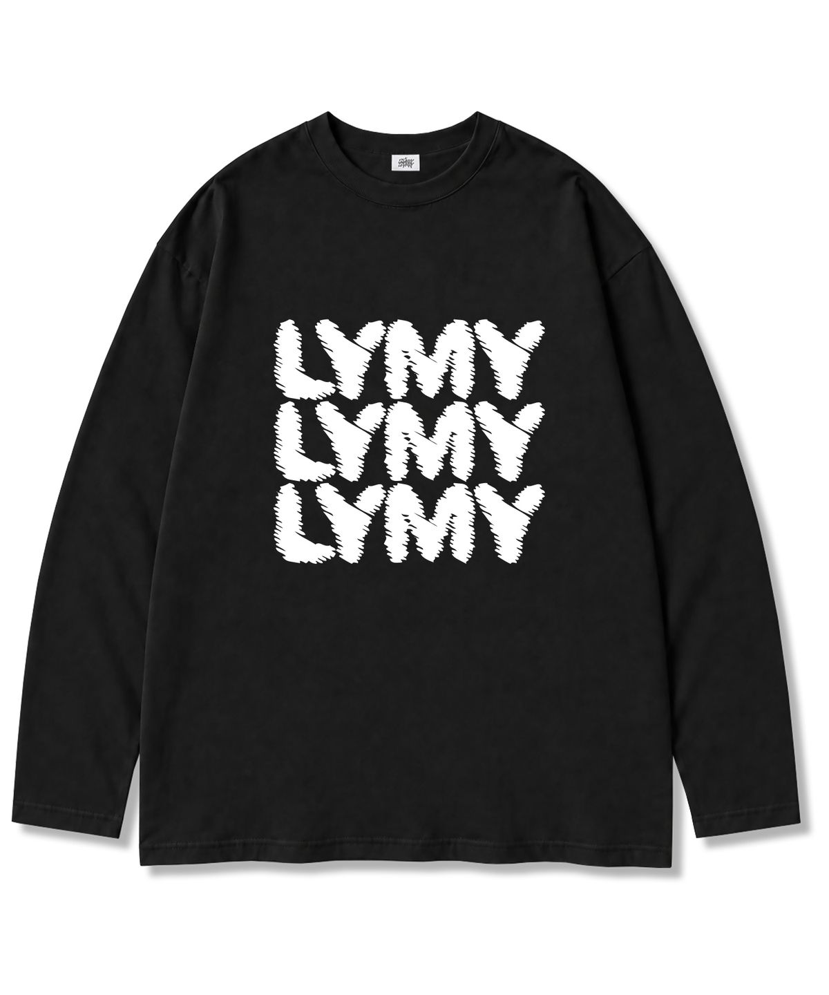 레이지메리(LAZYMERRY) 엘와이엠와이 16수 코튼 오버핏 긴팔 티셔츠 2컬러