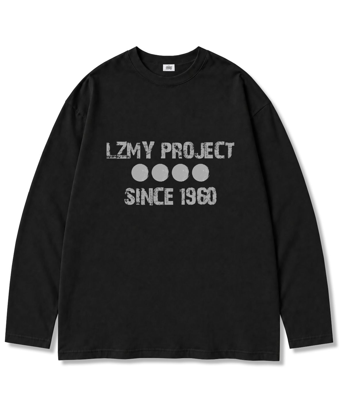 레이지메리(LAZYMERRY) 넷프로젝트 16수 코튼 오버핏 긴팔 티셔츠 2컬러