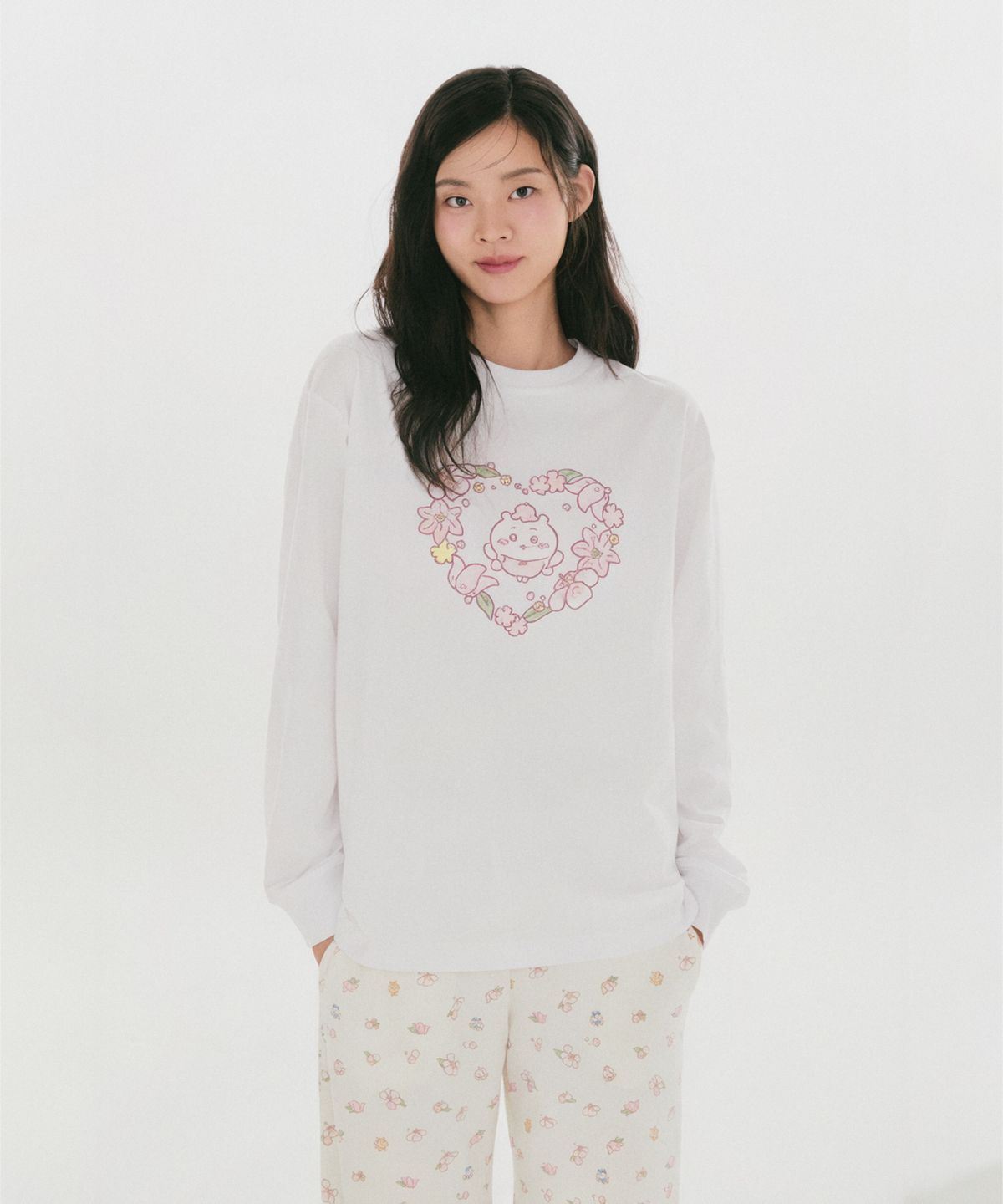 스파오(SPAO) [먼작귀] 페어리 긴팔티(White)_SPLAG4TU02