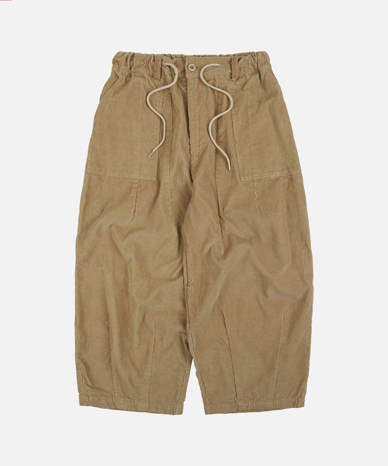 CORDUROY BALLOON PANTS _ BEIGE