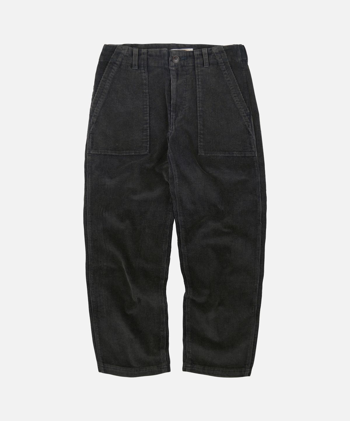 프리즘웍스(FRIZMWORKS) VINTAGE CORDUROY FATIGUE PANTS _ WASHED BLACK