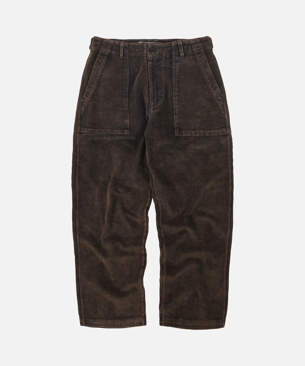 프리즘웍스(FRIZMWORKS) VINTAGE CORDUROY FATIGUE PANTS _ WASHED BROWN