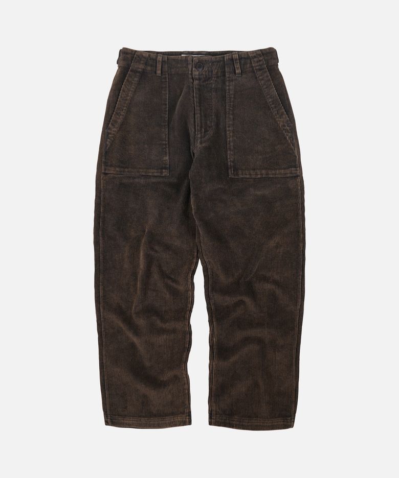 VINTAGE CORDUROY FATIGUE PANTS _ WASHED BROWN