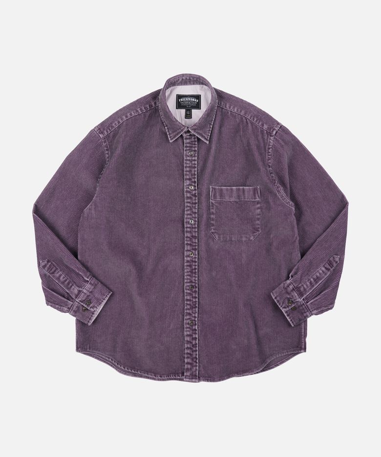 PIGMENT 8W CORDUROY SHIRT 002 _ PURPLE