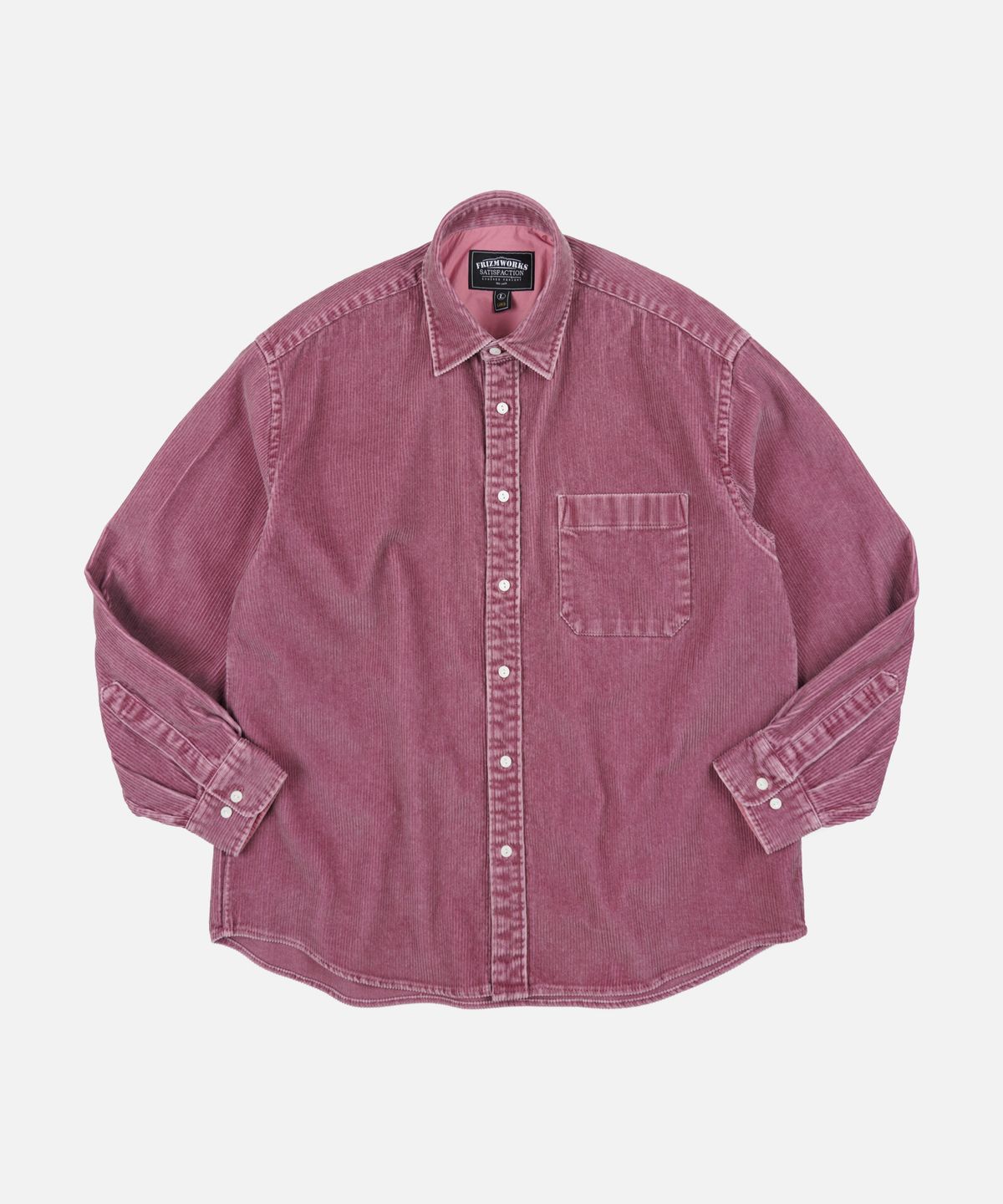 프리즘웍스(FRIZMWORKS) PIGMENT 8W CORDUROY SHIRT 002 _ PINK