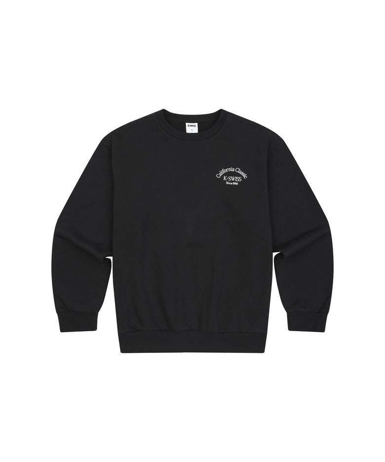 K-SWISS 그래픽 스웨트 셔츠_1KSSRFV902BK