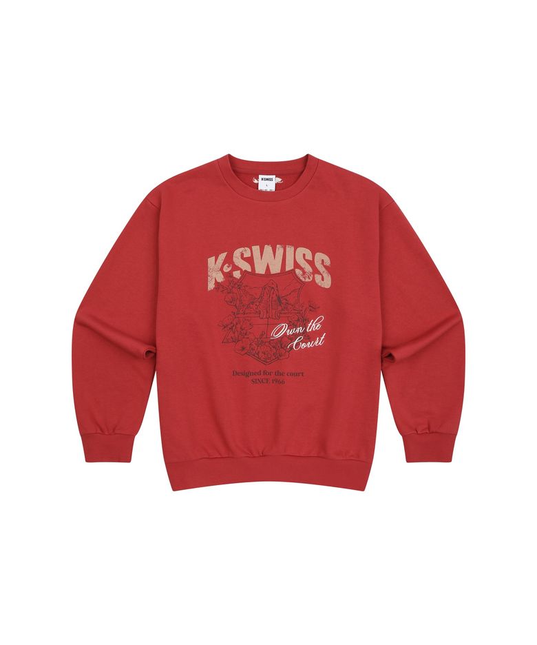 60th 쉴드 플라워 스웨트 셔츠_1KSSRFV903RE
