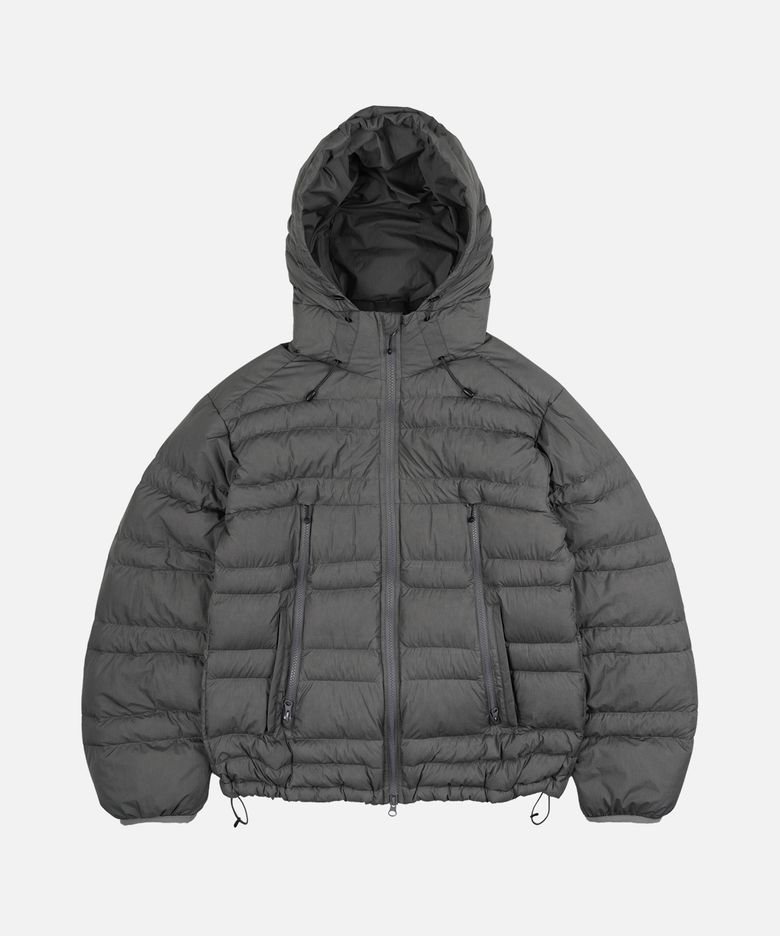 BREEZE GOOSE DOWN PARKA _ GUN METAL