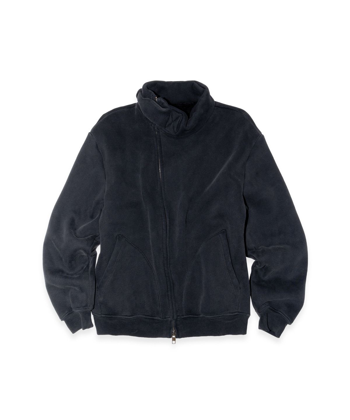 이티씨이(ETCE) Twisted High Neck Jacket (Black)