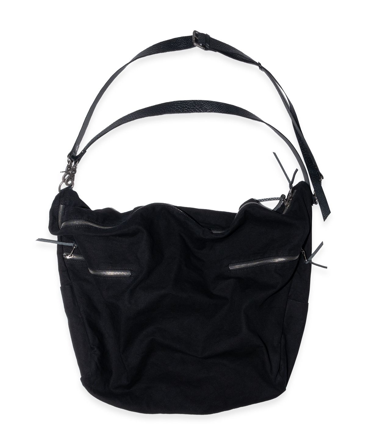 이티씨이(ETCE) Essential Cotton Crossbag (Black)