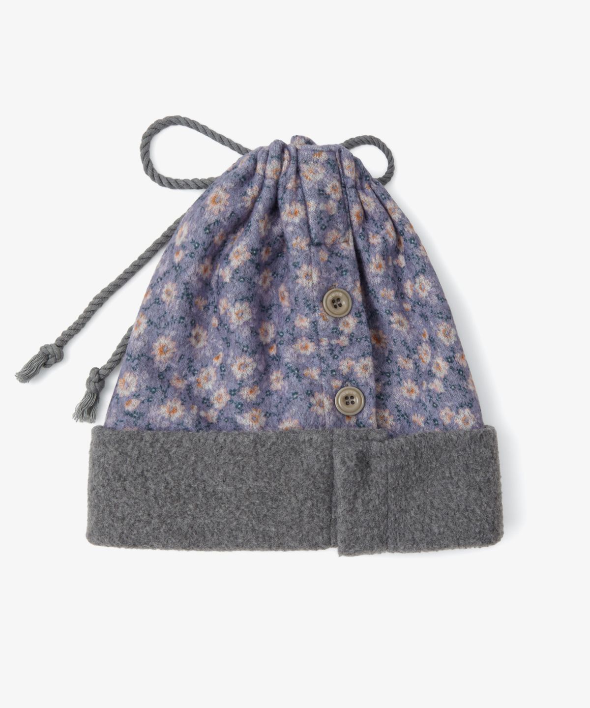 에이이에이이(AEAE) FLEECE NECK WARMER BEANIE [PURPLE]