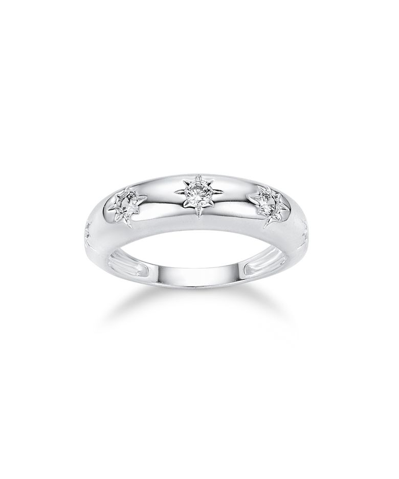 EE014 Sculpt Star Signature Ring