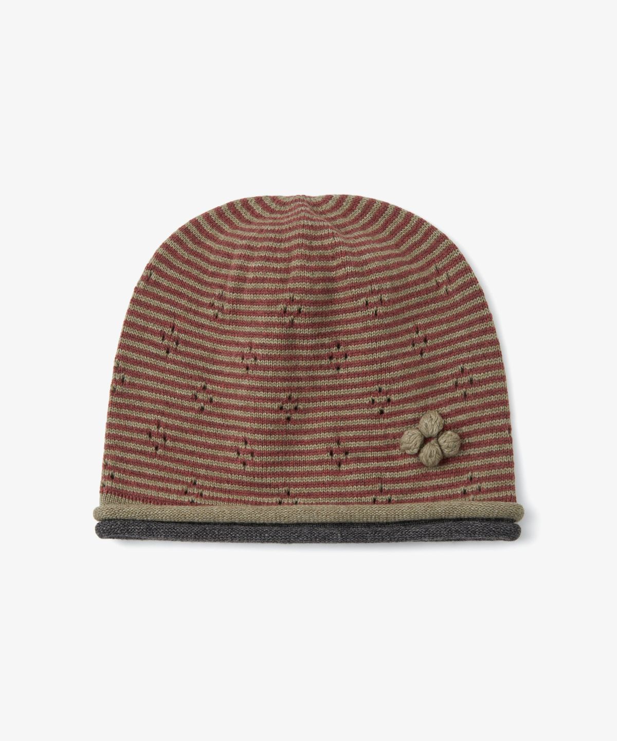 에이이에이이(AEAE) KNIT ROLLED BEANIE [OLIVE]