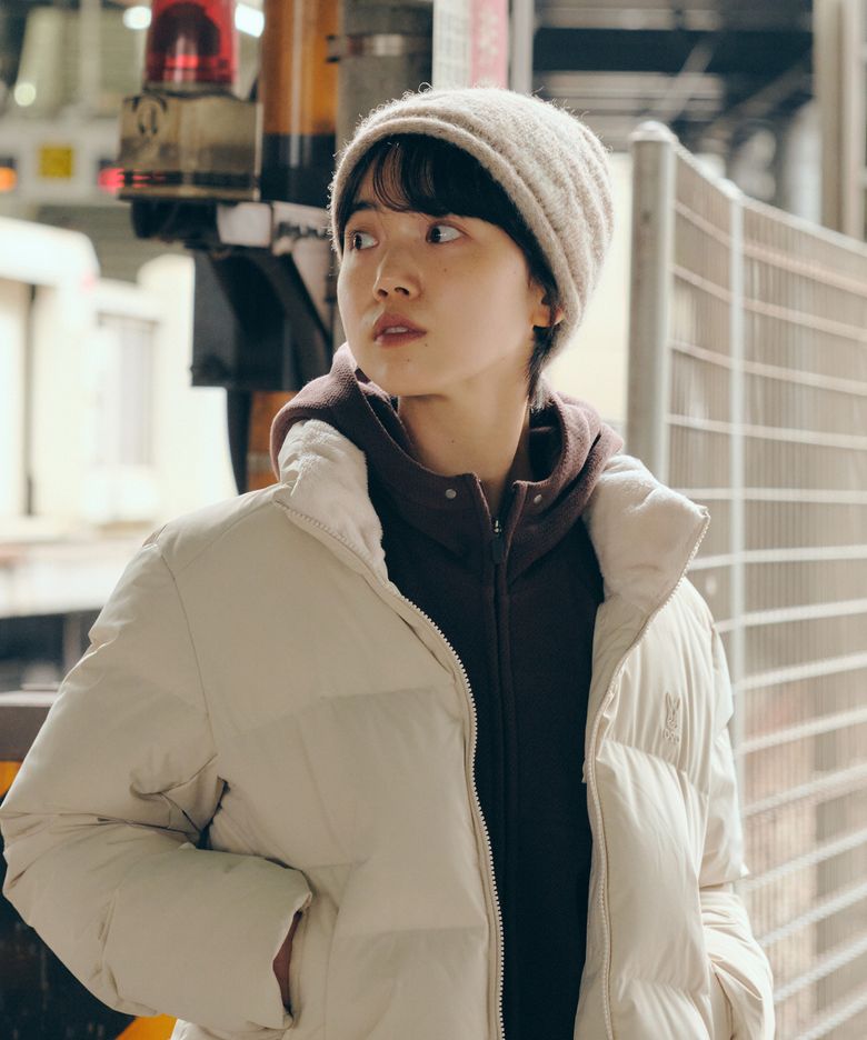 키노코 니트 비니 (BROWN)