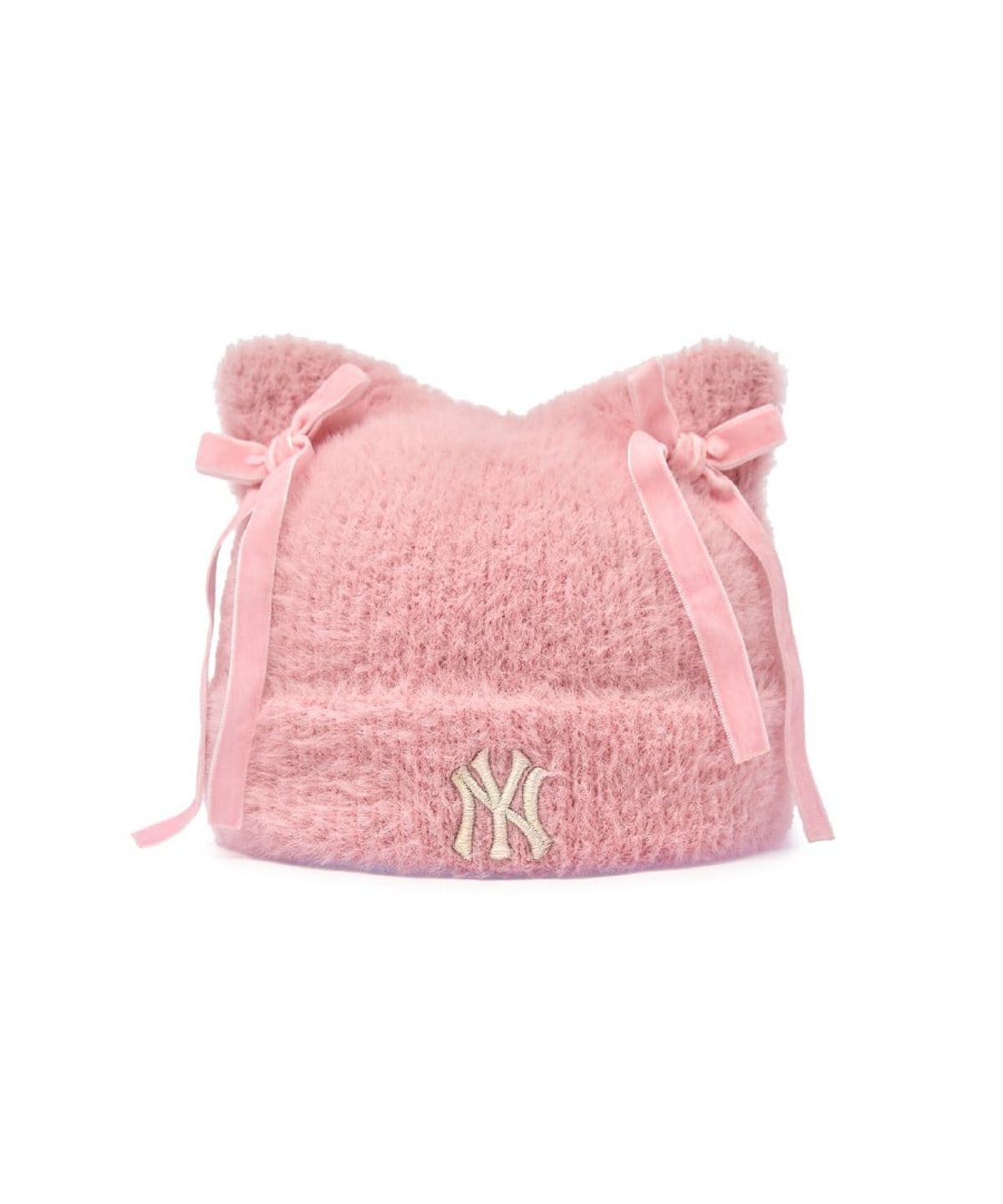 엠엘비 키즈(MLB KIDS) 미야옹 리본 비니 NY (L.Pink)