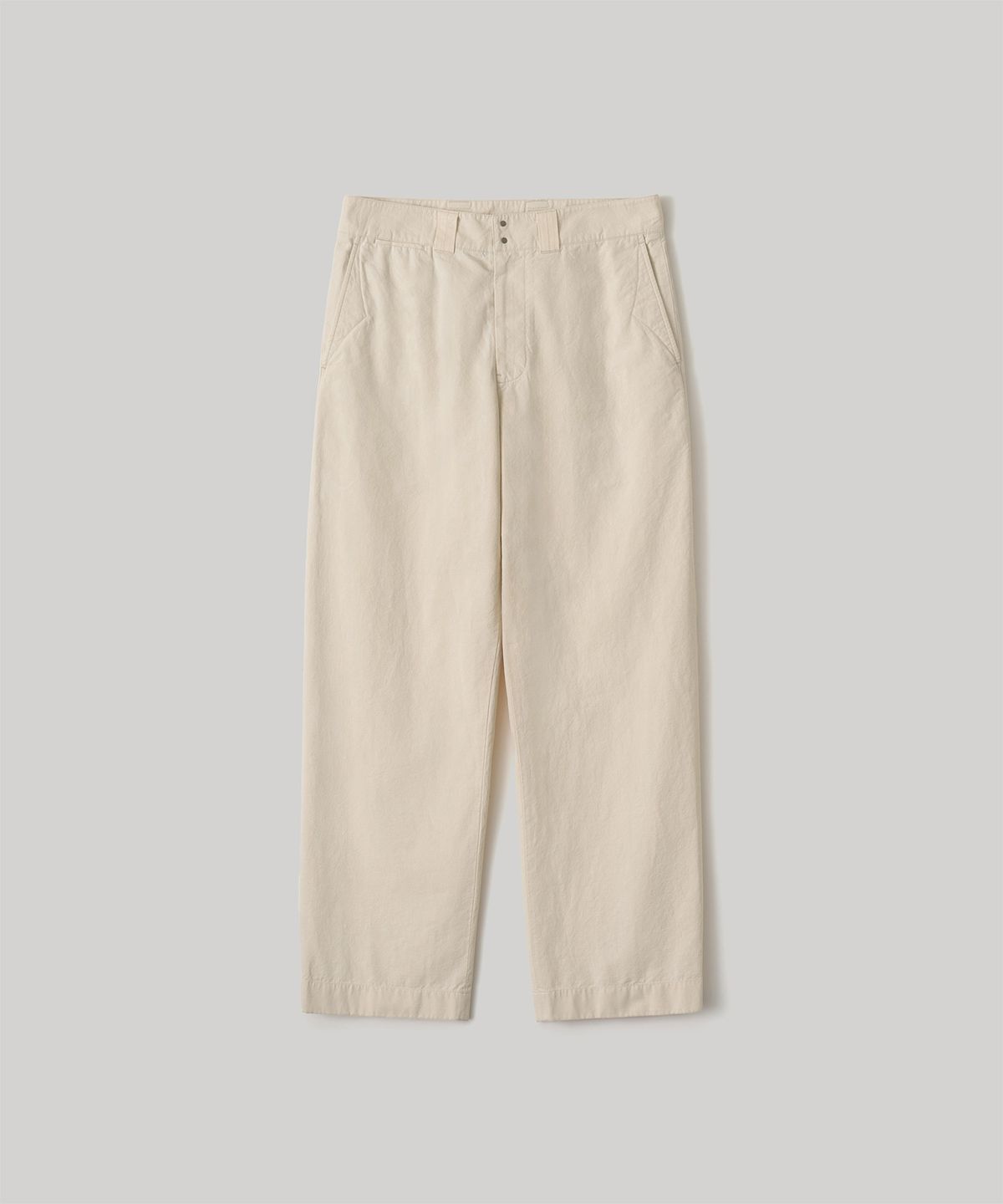어나더 오피스(ANOTHER OFFICE) [AW] French Officer Pants (Ecru)