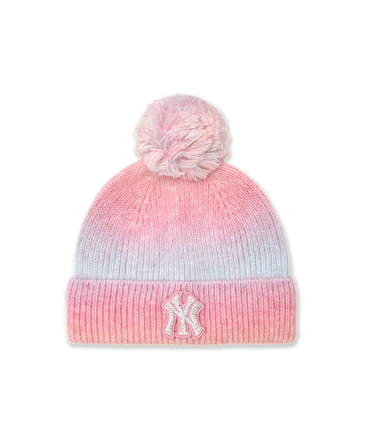엠엘비 키즈(MLB KIDS) 스톤 그라데이션 폼폼비니 NY (Pink)