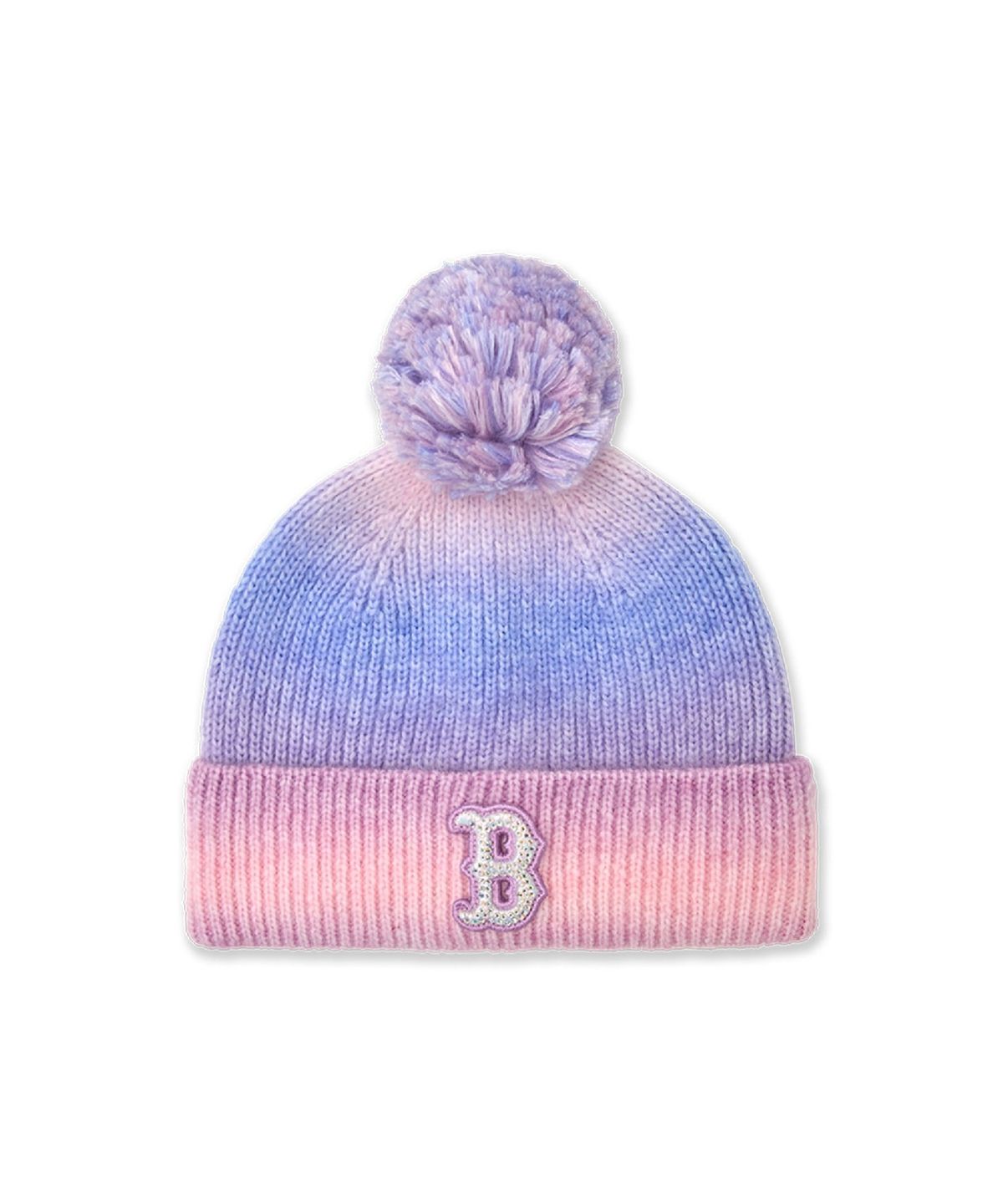 엠엘비 키즈(MLB KIDS) 스톤 그라데이션 폼폼비니 BOS (L.Lavender)