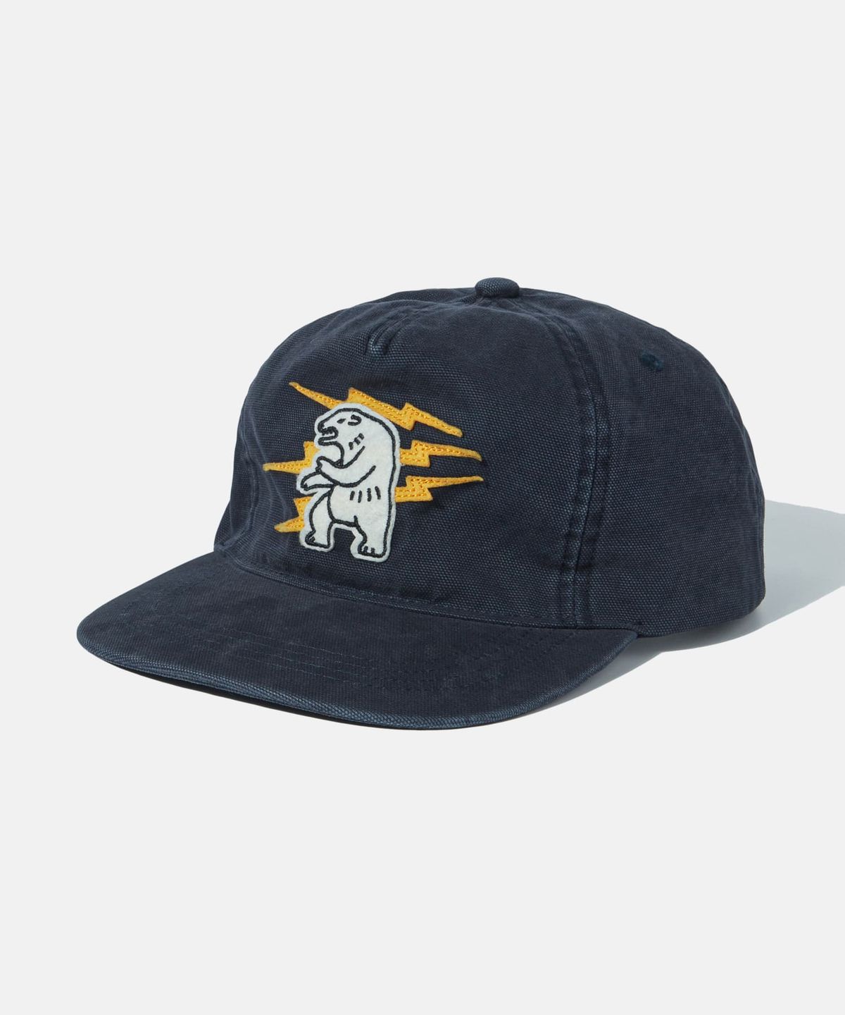 에스피오나지(ESPIONAGE) US Alaska Applique 5Panel Cap Navy