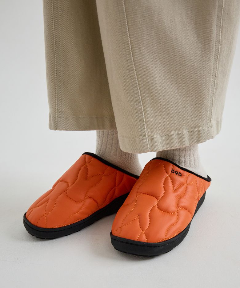 우사기 패딩 뮬(ORANGE)