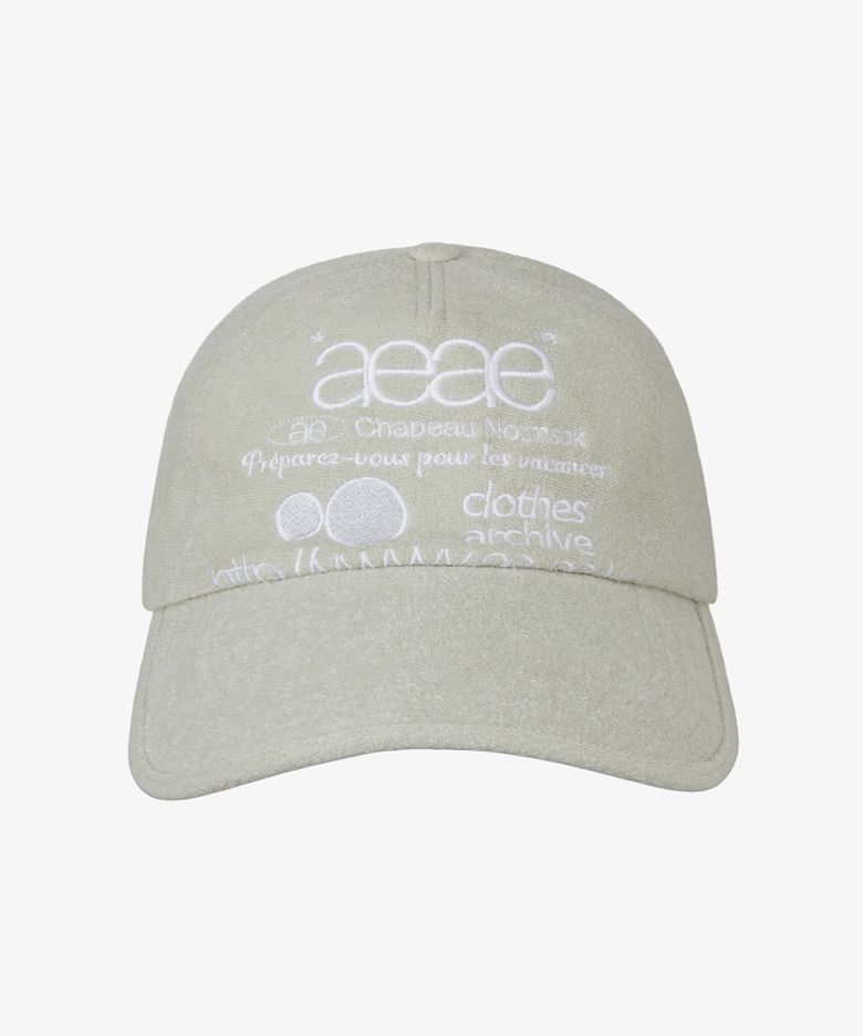 WEB LOGO FLEECE CAP [BEIGE]