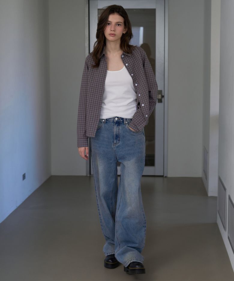 Classic Check Crop Shirt