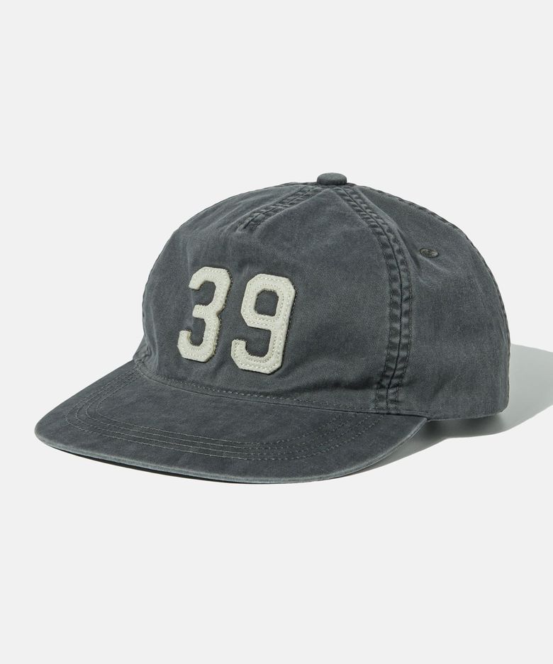 39 Applique 5Panel Vintage Cap Steel Grey