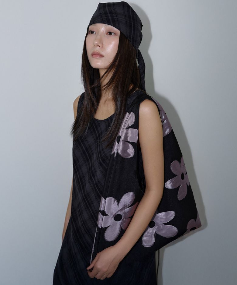 BIG FLOWER SHOPPER BAG / PINK