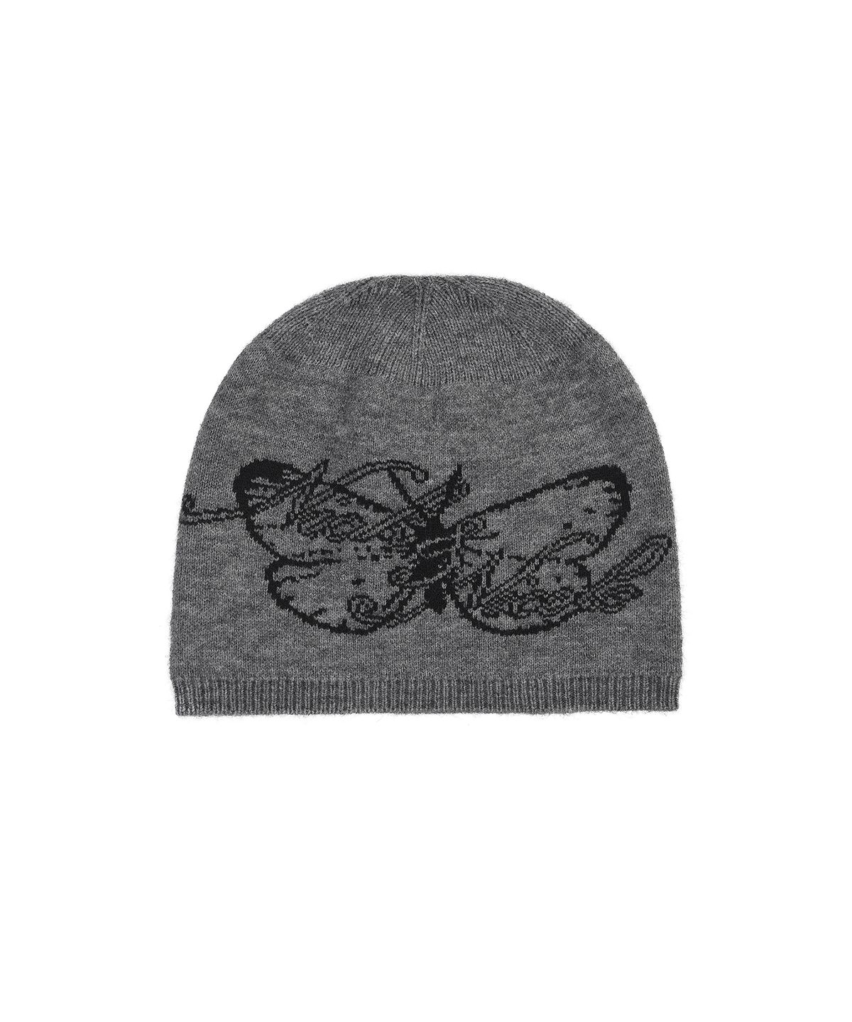 닉앤니콜(NICK&NICOLE) NICOLE BUTTERFLY NEO BEANIE_CHARCOAL