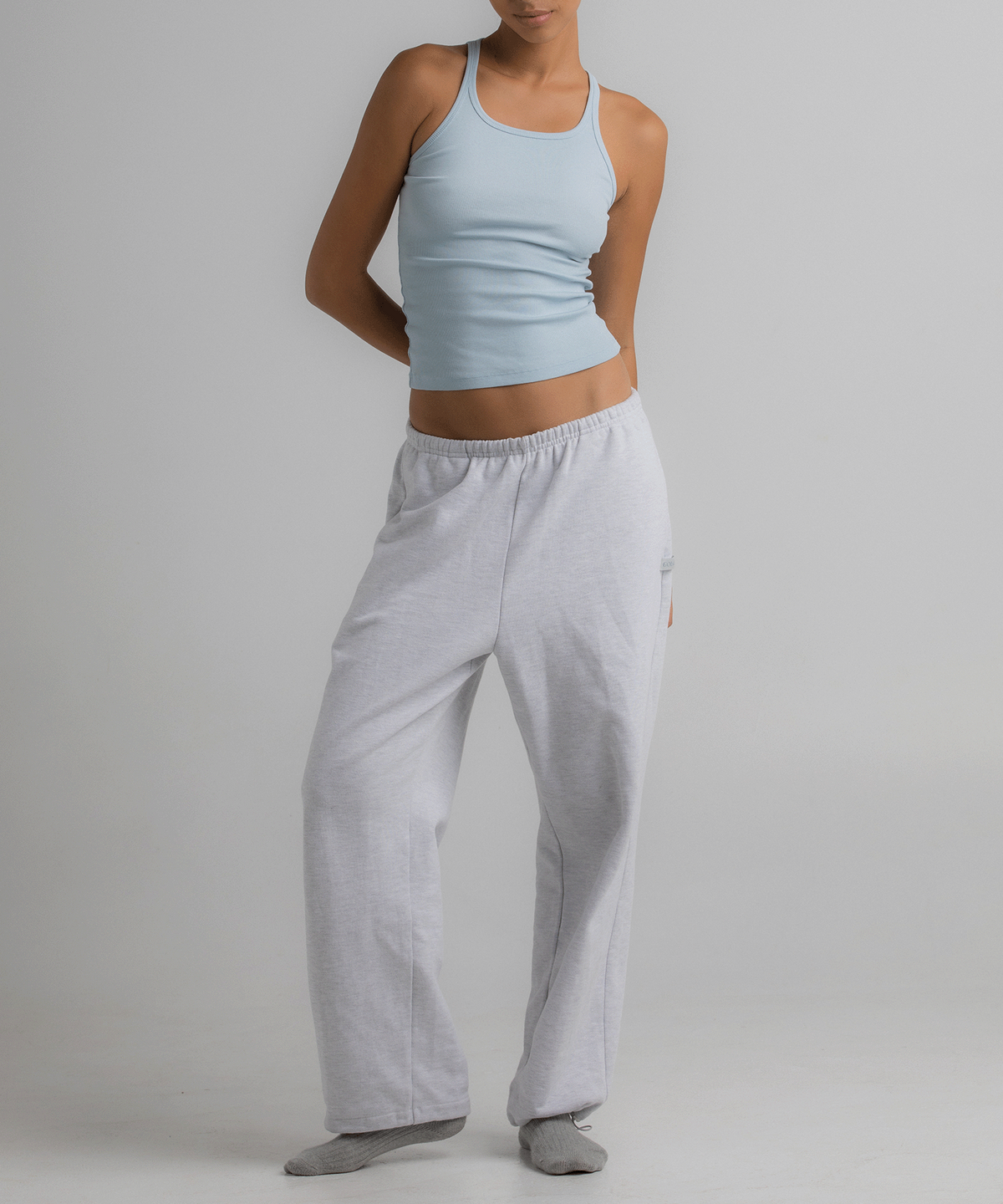 고블린 웨어(GOBLIN WEAR) Boyfriend Sweatpants(Heather Gray)